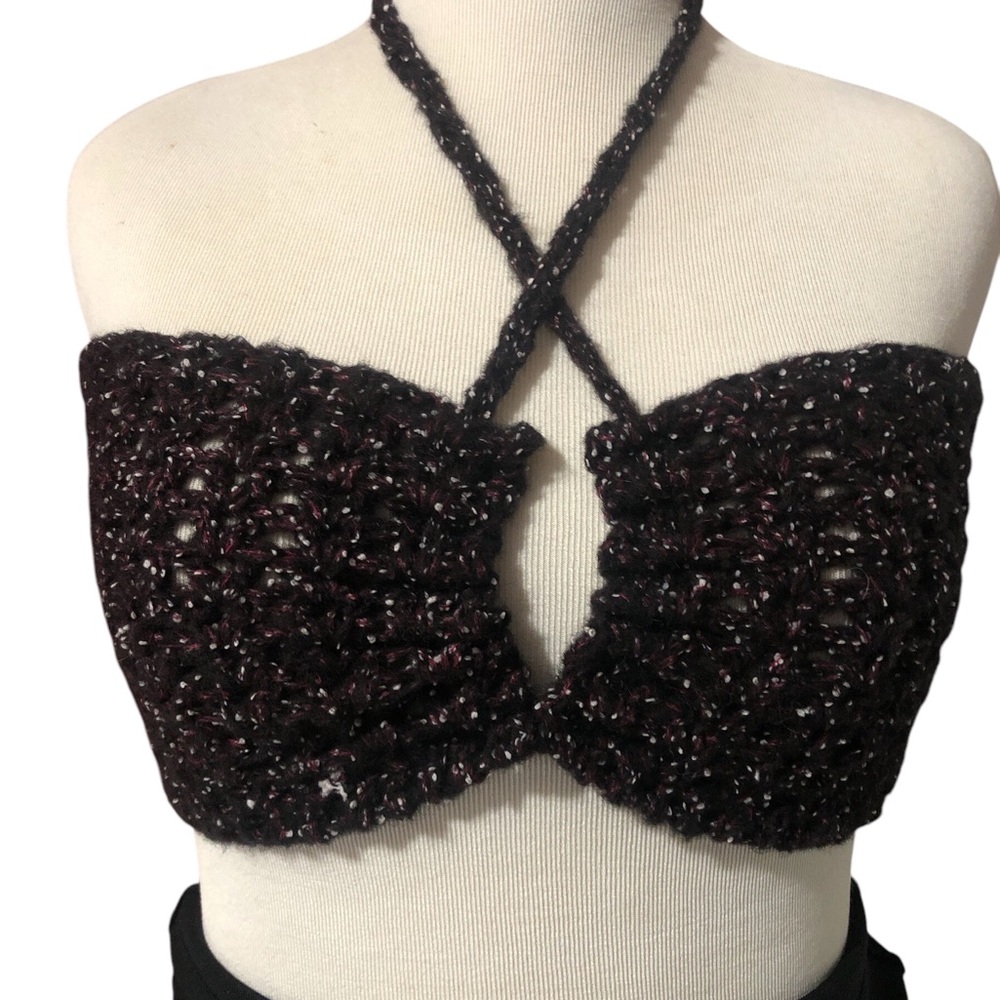 Handmade Crochet Halter Top